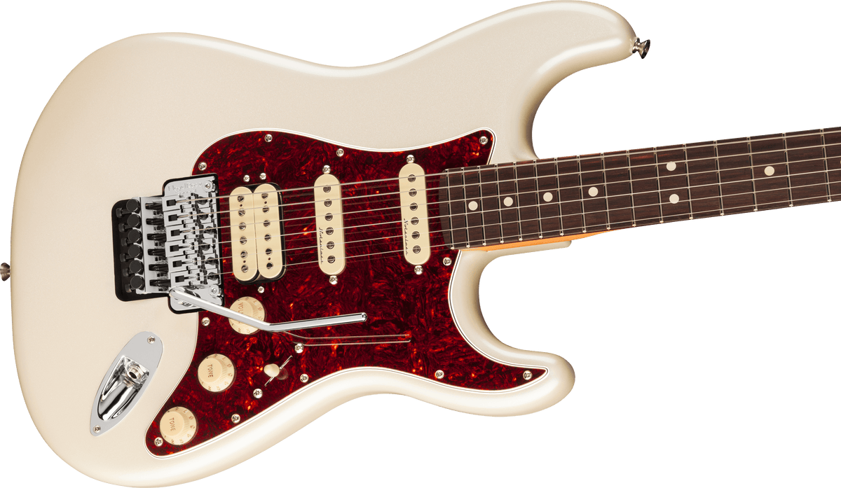 Player II Modified Strat HSS Floyd Olympic Pearl – Gilbert Guitars