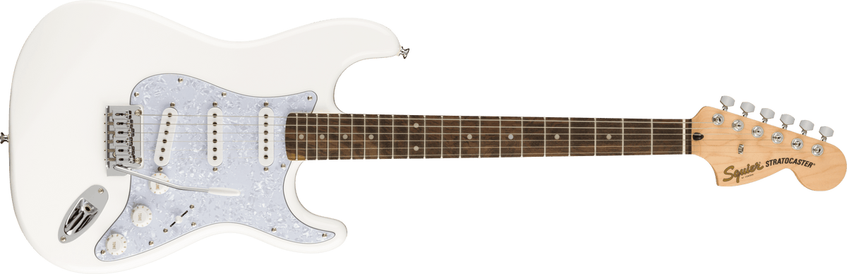 Squier Stratocaster ホワイト Squier by Fender SONIC STRATOCASTER HT Maple Fingerboard