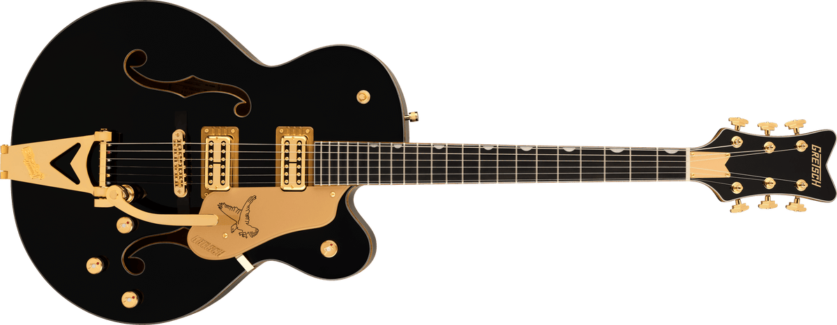 Synchromatic Falcon Hollow Body Single-Cut with Bigsby Black
