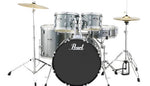 Pearl Roadshow 5pc Kit (22,10,12,16,SD) w/Hardware & Cymbals-Charcoal