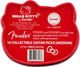 Fender Hello Kitty 18 Pack Pick Tin, Medium