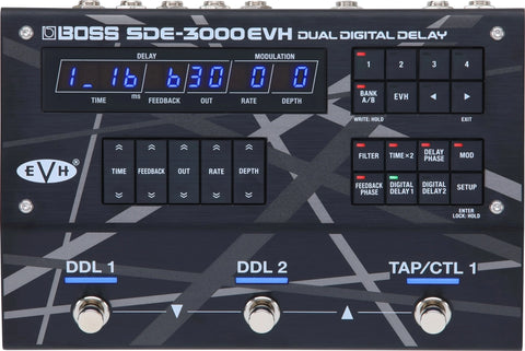 Boss SDE-3000EVH Dual Digital Delay EVH Edition