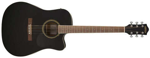 Gretsch D100CE Dreadnought Cutaway Acoustic Electric Black
