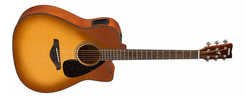 Yamaha FGX800C Solid Spruce Top w/ Electronics Sand Burst