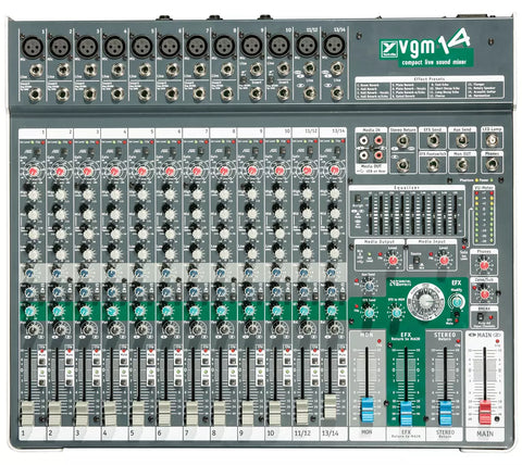 Yorkville USED VGM14 Channel Compact Desk Mixer