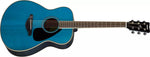 Yamaha FS820 Small Body Acoustic Guitar w/ Solid Spruce Top - Turquoise