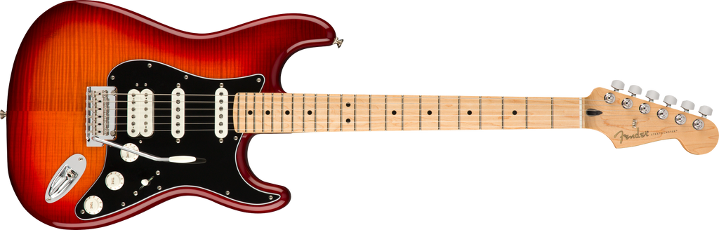 Player Stratocaster HSS Plus Top Aged Cherry Burst – Gilbert Guitars