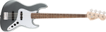 squier Affinity Series Jazz Bass, Laurel Fingerboard, Slick Silver