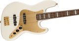 Squier Limited Edition 40th Anniversary Jazz Bass, Gold Edition Olympic White