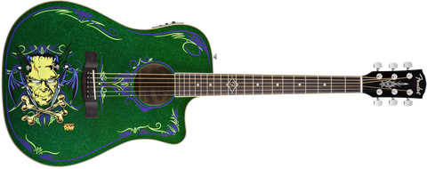 Fender Limited Edition Dirty Donny "Franken-Bucket", Green Sparkle