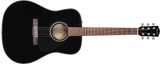 Fender CD-60 Dreadnought w/Case, Walnut Fingerboard, Black