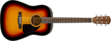 Fender CD-60 Dreadnought w/Case, Walnut Fingerboard, Sunburst