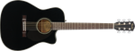 Fender CC-60SCE Concert, Walnut Fingerboard, Black