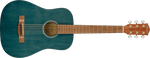 Fender FA-15 3/4 Scale Steel with Gig Bag, Walnut Fingerboard, Blue