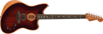 Fender American Acoustasonic Jazzmaster All-Mahogany Bourbon Burst