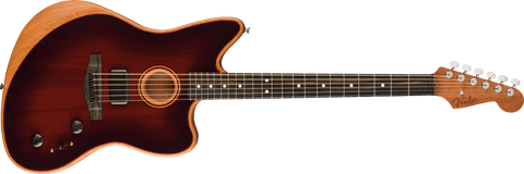 Fender American Acoustasonic Jazzmaster All-Mahogany Bourbon Burst