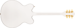 Gretsch G5422GLH Electromatic® Classic Hollow Body Double-Cut with Gold Hardware, Left-Handed, Laurel Fingerboard, Snowcrest White