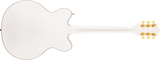 Gretsch G5422GLH Electromatic® Classic Hollow Body Double-Cut with Gold Hardware, Left-Handed, Laurel Fingerboard, Snowcrest White