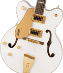 Gretsch G5422GLH Electromatic® Classic Hollow Body Double-Cut with Gold Hardware, Left-Handed, Laurel Fingerboard, Snowcrest White