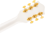 Gretsch G5422GLH Electromatic® Classic Hollow Body Double-Cut with Gold Hardware, Left-Handed, Laurel Fingerboard, Snowcrest White
