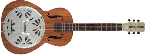 Gretsch G9200 Boxcar Round-Neck, Mahogany Body Resonator Guitar, Natural
