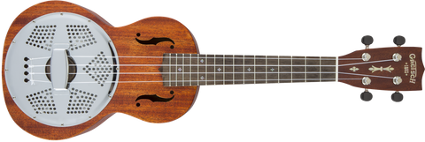 G9112 Resonator-Ukulele with Gig Bag Honey Mahogany Stain