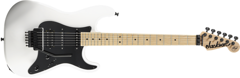 Jackson X Series Signature Adrian Smith SDXM, Maple Fingerboard, Snow White with Black Pickguard