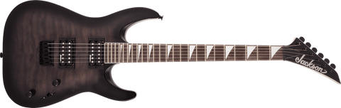 JS Series Dinky Arch Top JS32Q DKA HT, Transparent Black Burst