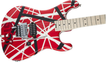 Striped Series 5150, Maple Fingerboard, Red with Black and White Stripes