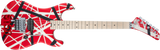 Striped Series 5150, Maple Fingerboard, Red with Black and White Stripes