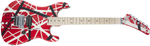 Striped Series 5150, Maple Fingerboard, Red with Black and White Stripes