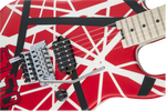 Striped Series 5150, Maple Fingerboard, Red with Black and White Stripes