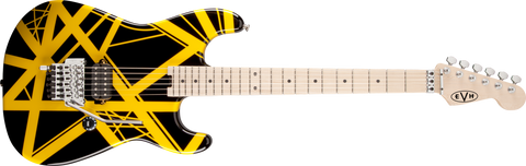 EVH Striped Series Black with Yellow Stripes