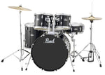 Pearl Roadshow 5pc Kit (22,10,12,16,SD) w/Hardware & Cymbals-Jet Black