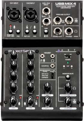 ART 4 Channel USB Recording Mixer